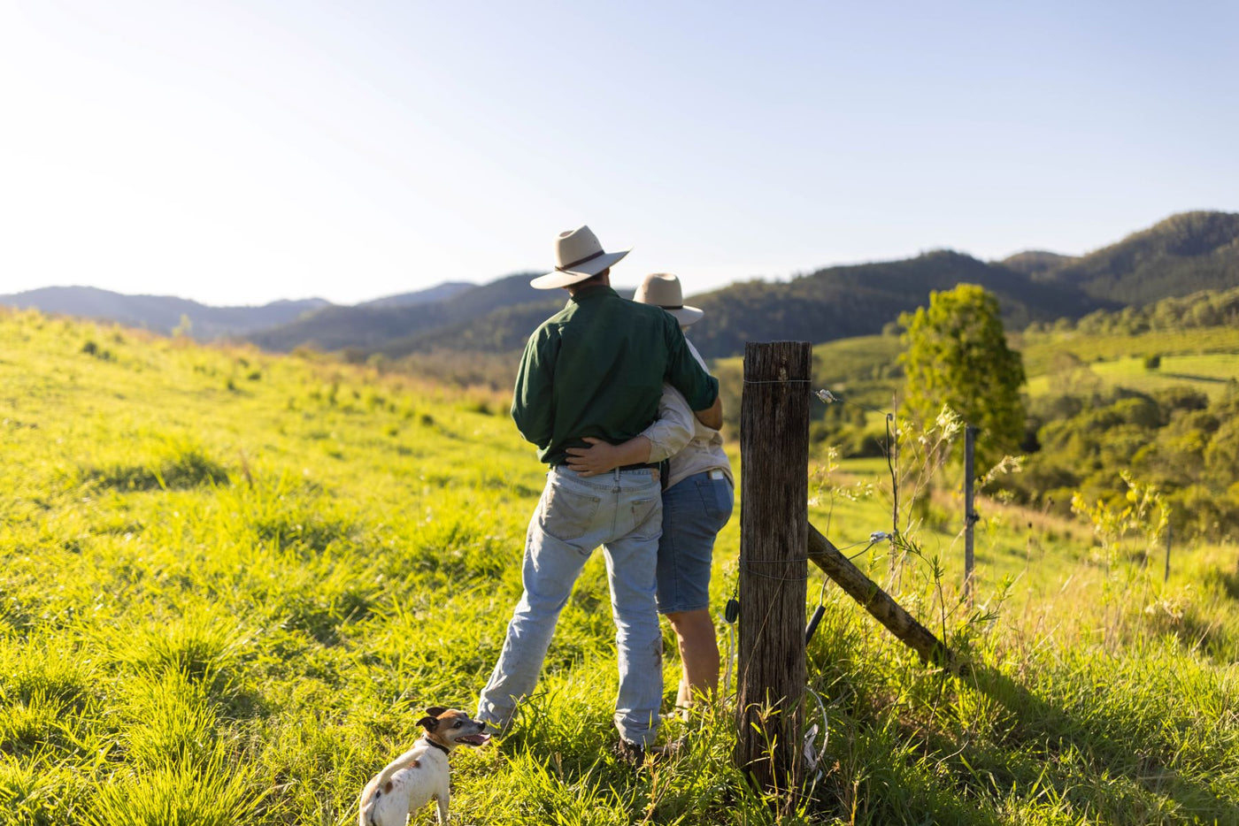 Farming couple organic biodynamic farm Sunshine Coast