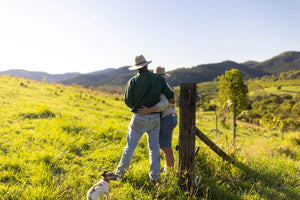 Farming couple organic biodynamic farm Sunshine Coast